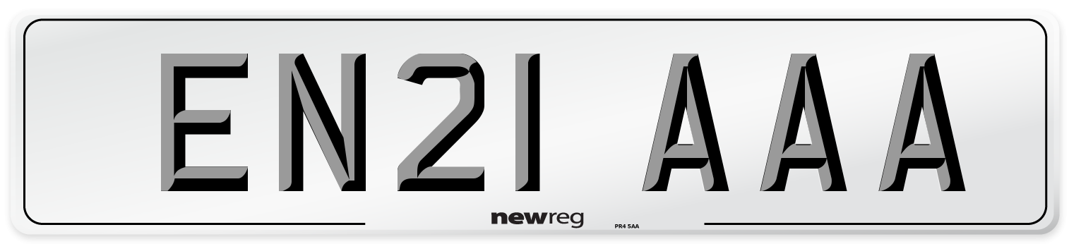 EN21 AAA Number Plate from New Reg
